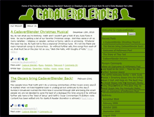 Tablet Screenshot of cadaverblender.com